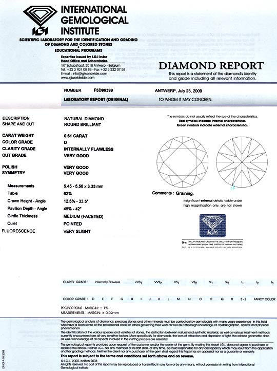 Foto 9 - Der Beste Diamant 0,61ct Brillant IGI Lupenrein River D, D5157