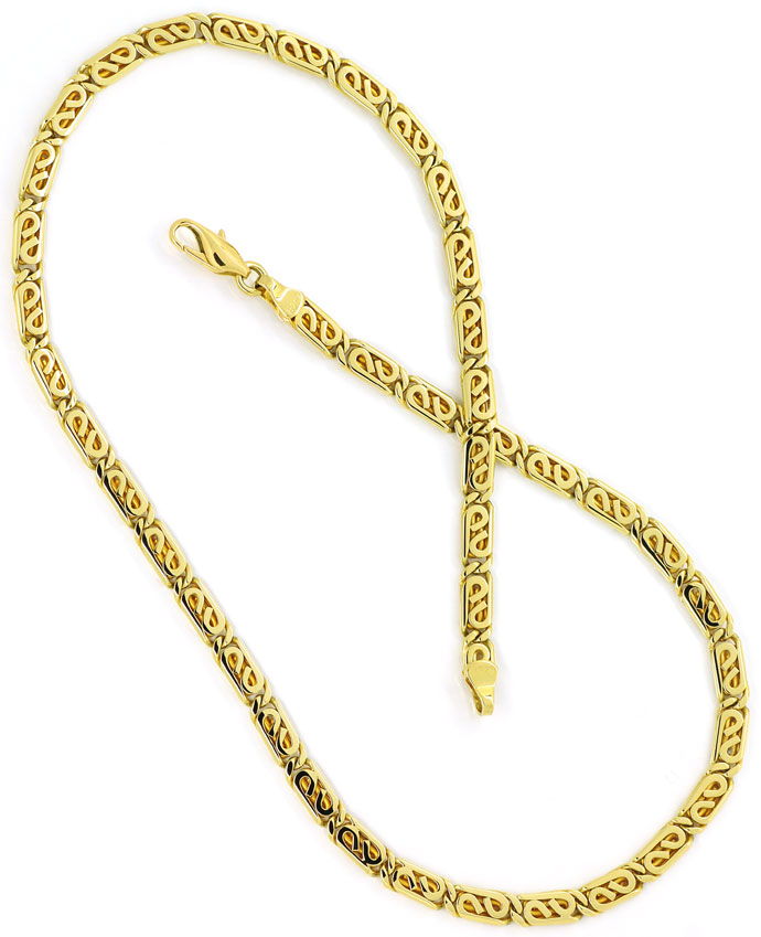 Foto 5 - Designer-Halskette zweiseitig verschieden in 585er Gold, K3080