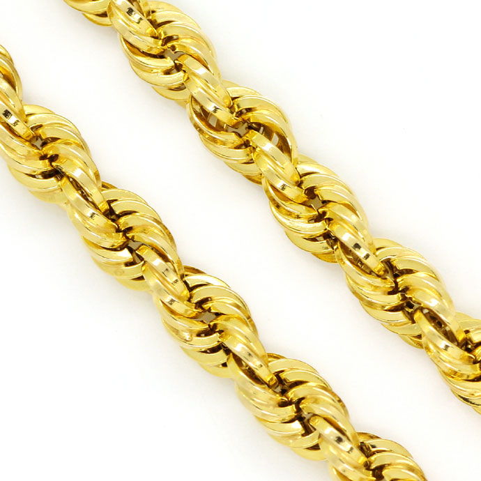 Foto 2 - Gold-Halskette im Kordel Muster 45cm aus 585er Gelbgold, K3119