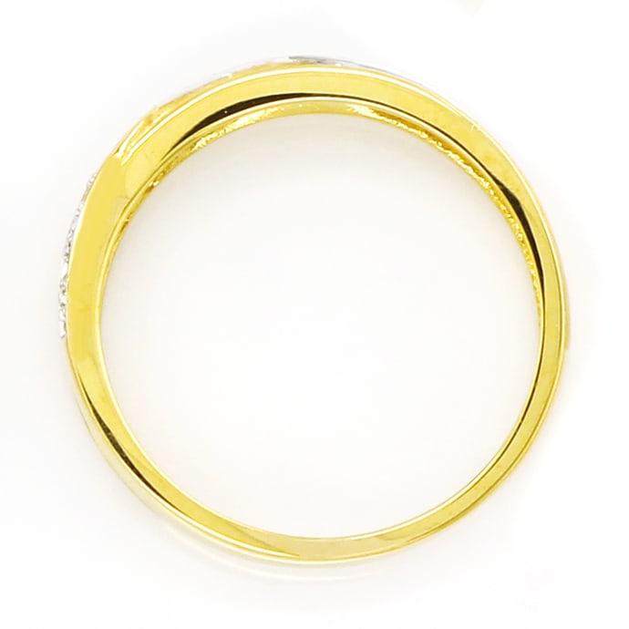 Foto 4 - Diamant-Goldschmuckset Ring Ohrringe Collier, Q2676