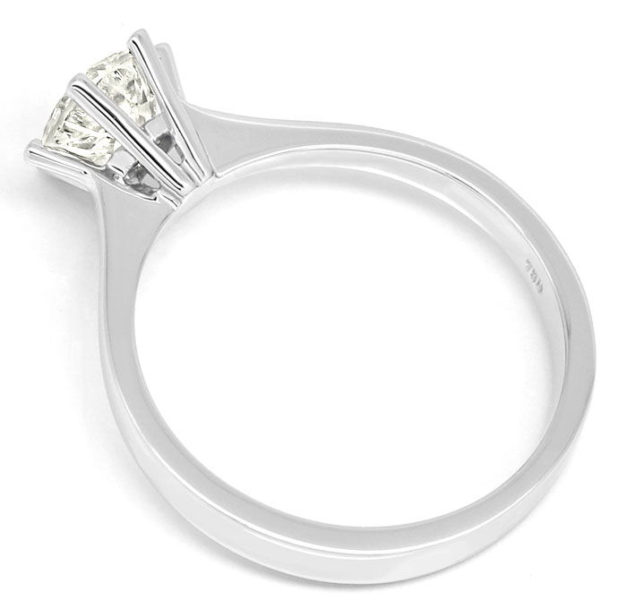 Foto 3 - Klassischer Einkaräter Solitär Ring 1,05ct in Weißgold, R9688