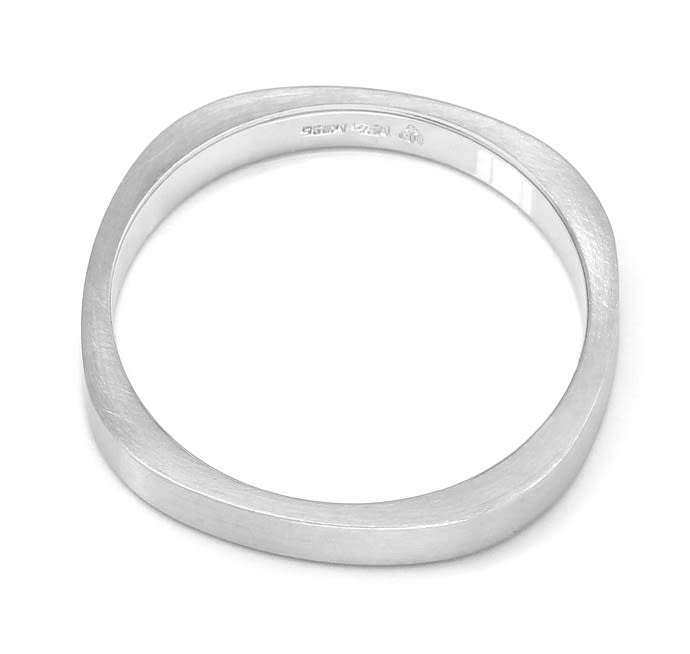 Foto 3 - Designer-Ring in 950er Platin mit 750er Gold Punkten, S2045