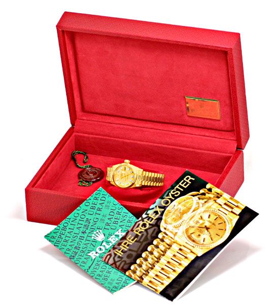 Foto 6 - Damen Diamant-Gold Rolex Oyster Perpetual Date, Geprüft, U1366